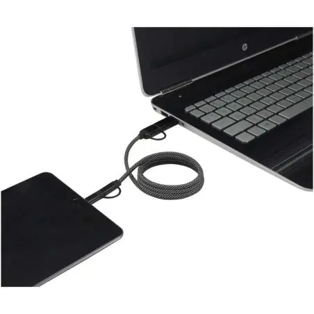 Cable de carga magnético 5 en 1 SMART de 65 W y 100 cm con certificación RCS Ecológica Personalizada 6124495