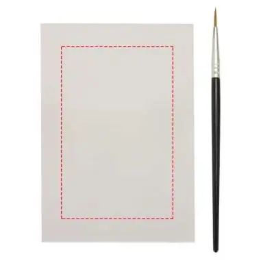 Set de cuaderno para colorear y rotuladores acuarelables Ecológico Personalizado 6106441