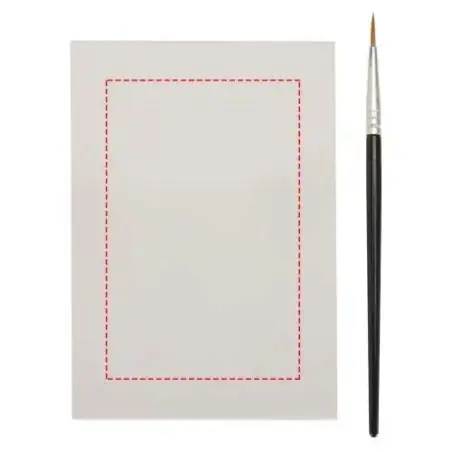 Set de cuaderno para colorear y rotuladores acuarelables Ecológico Personalizado 6106441