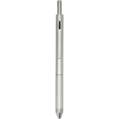 Bolígrafo 4 en 1 de material reciclado RCS de acero inoxidable Ecológico Personalizado 6106445