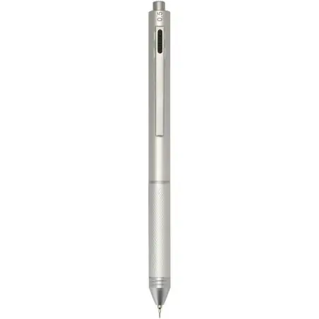 Bolígrafo 4 en 1 de material reciclado RCS de acero inoxidable Ecológico Personalizado 6106445