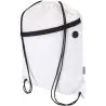 Bolsa con cordón Oriole de RPET con bolsillo frontal con cremallera, 5 l Ecológica Personalizada 6130145 - Imagen 1