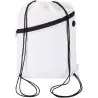 Bolsa con cordón Oriole de RPET con bolsillo frontal con cremallera, 5 l Ecológica Personalizada 6130145 - Imagen 2