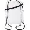 Bolsa con cordón Oriole de RPET con bolsillo frontal con cremallera, 5 l Ecológica Personalizada 6130145 - Imagen 4