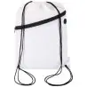 Bolsa con cordón Oriole de RPET con bolsillo frontal con cremallera, 5 l Ecológica Personalizada 6130145 - Imagen 9