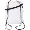 Bolsa con cordón Oriole de RPET con bolsillo frontal con cremallera, 5 l Ecológica Personalizada 6130145 - Imagen 11