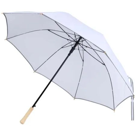 Paraguas antiviento Norman 76 cm RPET con cinta reflectante