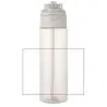 Botella de agua Theron de 700 ml de plástico reciclado RCS con tapa de doble función y pajita abatible Ecológica Personalizada 6 - Imagen 11