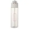 Botella de agua Theron de 700 ml de plástico reciclado RCS con tapa de doble función y pajita abatible Ecológica Personalizada 6 - Imagen 12