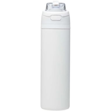 Botella Theron de 800 ml de acero reciclado con pajita