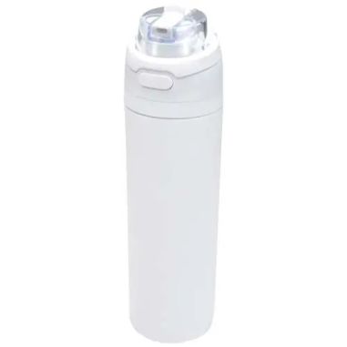 Botella Theron de 800 ml de acero reciclado con pajita