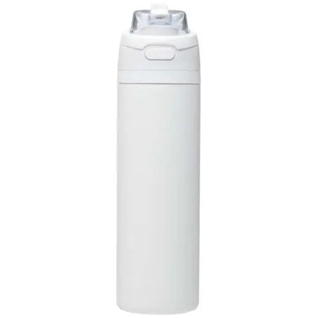 Botella Theron de 800 ml de acero reciclado con pajita