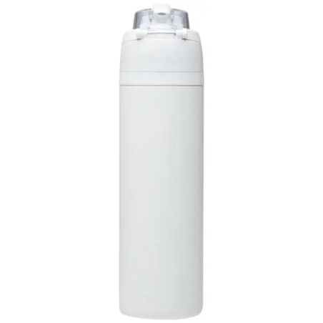 Botella Theron de 800 ml de acero reciclado con pajita