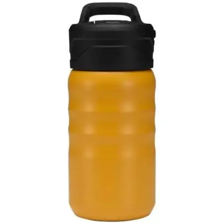 Botella deportiva Knox de 350 ml de acero inoxidable de doble pared reciclado RCS con pajita abatible Ecológica Personalizada 61