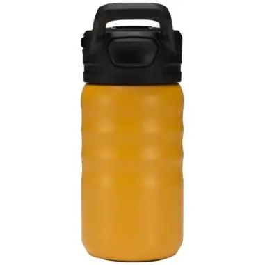 Botella deportiva Knox de 350 ml de acero inoxidable de doble pared reciclado RCS con pajita abatible Ecológica Personalizada 61