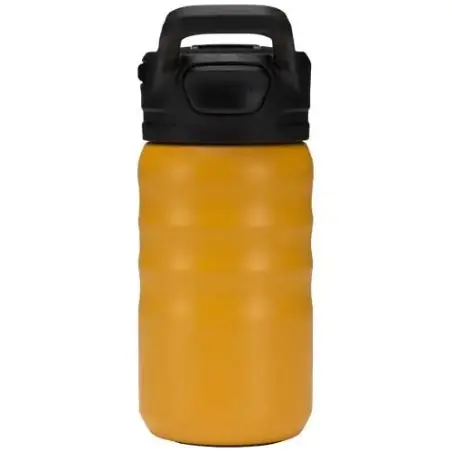 Botella deportiva Knox de 350 ml de acero inoxidable de doble pared reciclado RCS con pajita abatible Ecológica Personalizada 61