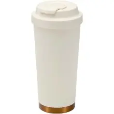 Vaso térmico Hampton de 480 ml, de acero inoxidable reciclado RCS, con doble pared y aislamiento al vacío Ecológico Personalizad