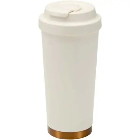 Vaso térmico Hampton de 480 ml, de acero inoxidable reciclado RCS, con doble pared y aislamiento al vacío Ecológico Personalizad