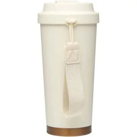Vaso térmico Hampton de 480 ml, de acero inoxidable reciclado RCS, con doble pared y aislamiento al vacío Ecológico Personalizad