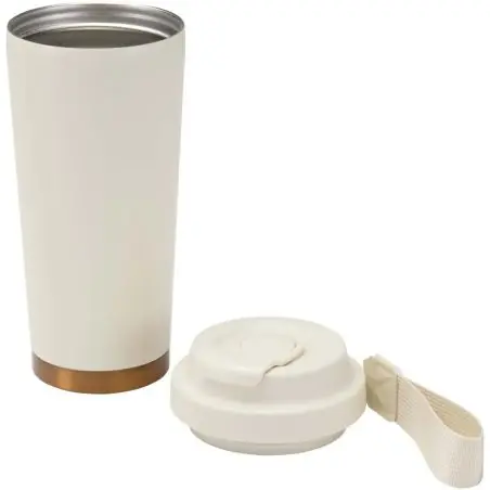 Vaso térmico Hampton de 480 ml, de acero inoxidable reciclado RCS, con doble pared y aislamiento al vacío Ecológico Personalizad