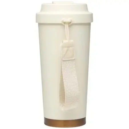 Vaso térmico Hampton de 480 ml, de acero inoxidable reciclado RCS, con doble pared y aislamiento al vacío Ecológico Personalizad