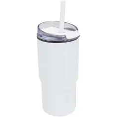 Vaso térmico de doble pared reciclado RCS de 540 ml Westin con pajita Ecológico Personalizado 6100959