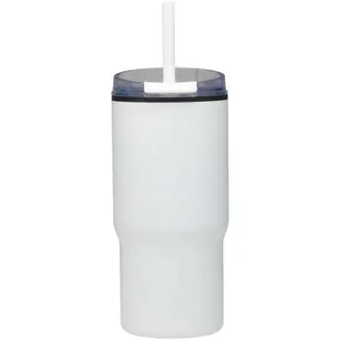 Vaso térmico de doble pared reciclado RCS de 540 ml Westin con pajita Ecológico Personalizado 6100959