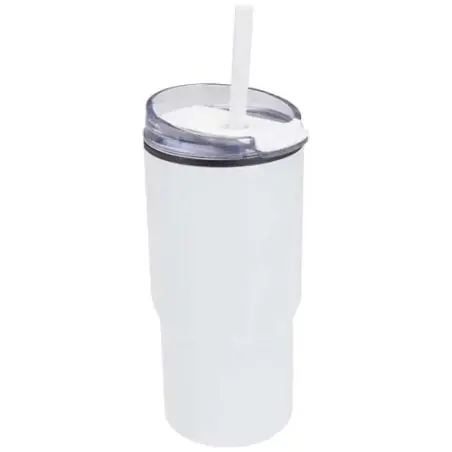 Vaso térmico de doble pared reciclado RCS de 540 ml Westin con pajita Ecológico Personalizado 6100959