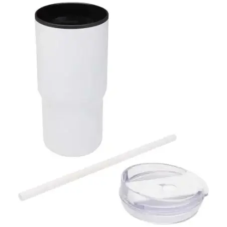 Vaso térmico de doble pared reciclado RCS de 540 ml Westin con pajita Ecológico Personalizado 6100959