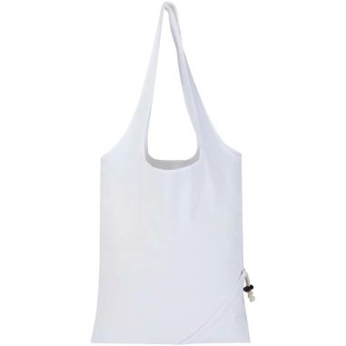 Bolsa Madras Blend plegable de algodón y PET reciclados, 7 l