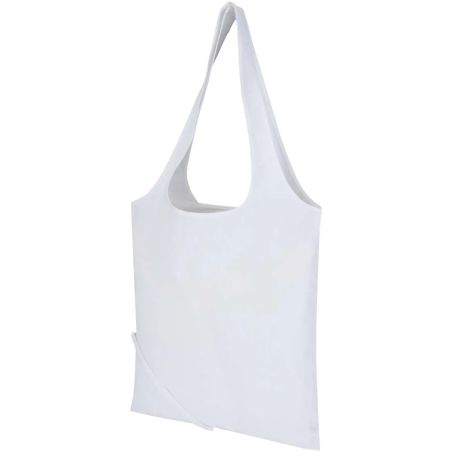 Bolsa Madras Blend plegable de algodón y PET reciclados, 7 l
