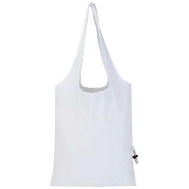 Bolsa Madras Blend plegable de algodón y PET reciclados, 7 l