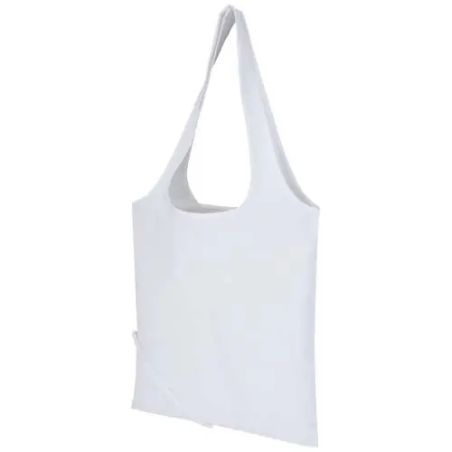 Bolsa Madras Blend plegable de algodón y PET reciclados, 7 l