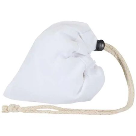 Bolsa Madras Blend plegable de algodón y PET reciclados, 7 l