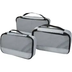 Cubos de viaje reciclados Jet GRS - juego de 3 Ecológico Personalizado 6120807