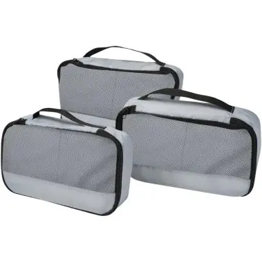 Cubos de viaje reciclados Jet GRS - juego de 3 Ecológico Personalizado 6120807