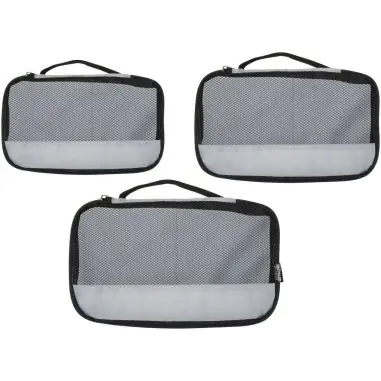 Cubos de viaje reciclados Jet GRS - juego de 3 Ecológico Personalizado 6120807