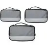 Cubos de viaje reciclados Jet GRS - juego de 3 Ecológico Personalizado 6120807 - Imagen 2