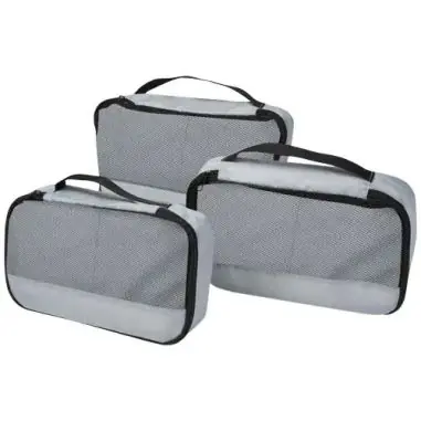 Cubos de viaje reciclados Jet GRS - juego de 3 Ecológico Personalizado 6120807