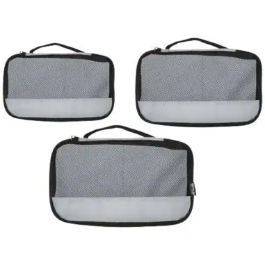 Cubos de viaje reciclados Jet GRS - juego de 3 Ecológico Personalizado 6120807