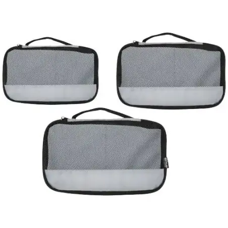 Cubos de viaje reciclados Jet GRS - juego de 3 Ecológico Personalizado 6120807