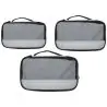 Cubos de viaje reciclados Jet GRS - juego de 3 Ecológico Personalizado 6120807 - Imagen 9