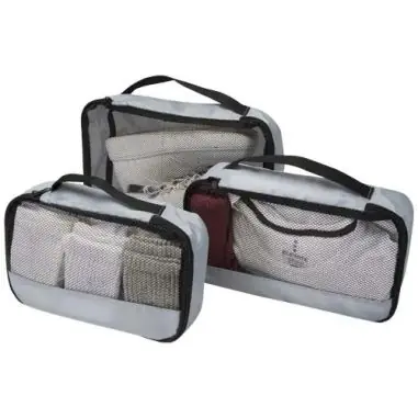 Cubos de viaje reciclados Jet GRS - juego de 3 Ecológico Personalizado 6120807