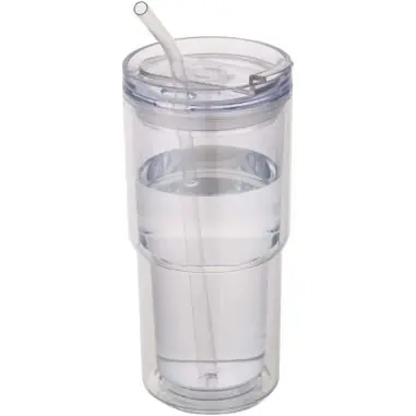 Vaso de plástico de doble pared Archer de 480 ml Ecológico Personalizado 6100967