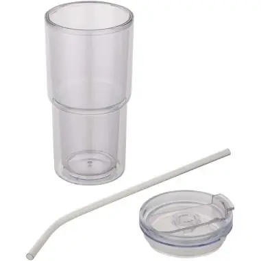 Vaso de plástico de doble pared Archer de 480 ml Ecológico Personalizado 6100967