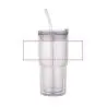 Vaso de plástico de doble pared Archer de 480 ml Ecológico Personalizado 6100967 - Imagen 5