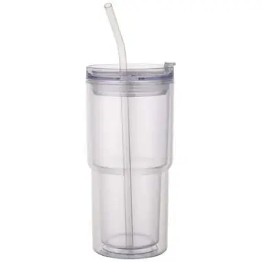 Vaso de plástico de doble pared Archer de 480 ml Ecológico Personalizado 6100967