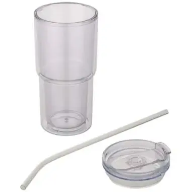 Vaso de plástico de doble pared Archer de 480 ml Ecológico Personalizado 6100967