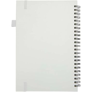 Cuaderno Liss A5 de tapa dura con espiral y bolsillo trasero