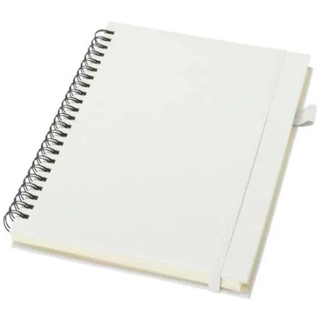 Cuaderno Liss A5 de tapa dura con espiral y bolsillo trasero